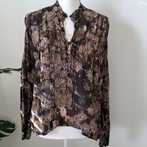 IRO Floral Print Boho Blouse